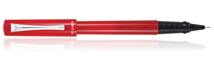 Red 1.0 Yookers Yooth Fiber Pen Rollerball Pens