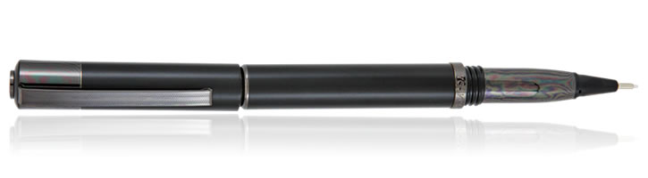 Matte Black Lacquer 0.8 Yookers Metis Fiber Pen Rollerball Pens