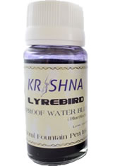 Blue Black Krishna Lyrebird Waterproof Bottled Ink(30ml) Fountain Pen Ink