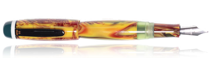 Opus 88 Bela Fountain Pens in Green
