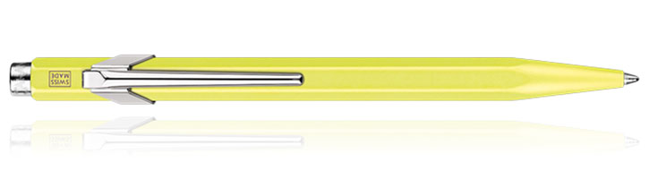 Pastel Neon Yellow Caran d'Ache 849 Limited Edition Ballpoint Pens