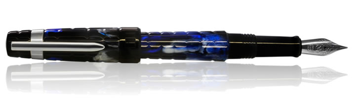Benu Tessera Fountain Pens in Blue Quartz