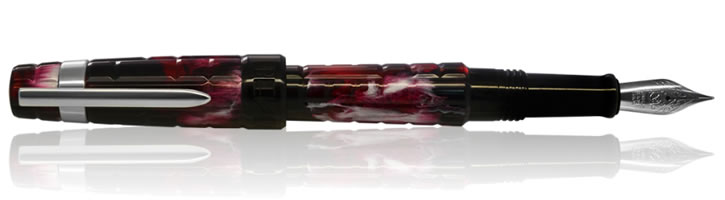 Benu Tessera Fountain Pens in Garnet