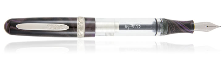 Stipula Etruria Ebonite Fountain Pens in Purple