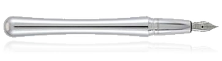 Monteverde Luna Fountain Pens in Chrome/Black