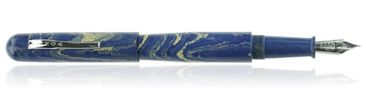 Ranga 4C Fountain Pens in Blue Off White