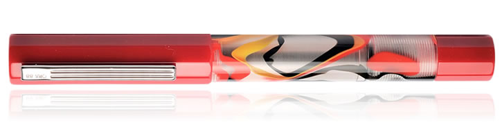 Opus 88 Flow Fountain Pens in Red