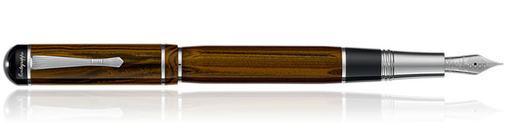 Montegrappa Mia Carissima Ebonite Fountain Pens in Brick Red