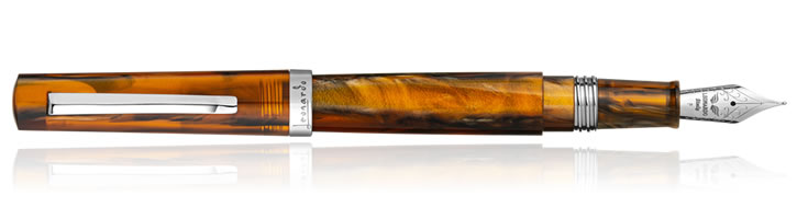 Leonardo Officina Italiana Messenger Fountain Pens in Caramel