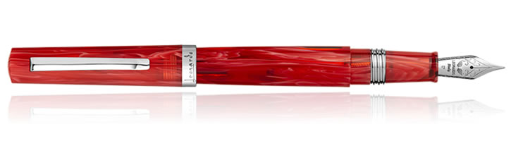 Red Leonardo Officina Italiana Messenger Fountain Pens