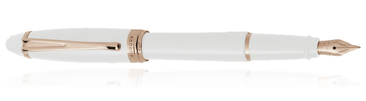 Aurora Ipsilon Seasons Fountain Pens in Winter White