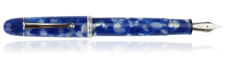 Blue White Penlux Masterpiece Grande Fountain Pens
