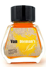 Wattle Yellow Van Dieman's Ink Original Fourteen Colours of Tasmania(30ml) Fountain Pen Ink