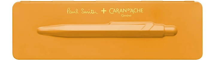 Caran d'Ache 849 Paul Smith Edition 3 Ballpoint Pens in Orange