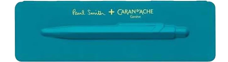 Caran d'Ache 849 Paul Smith Edition 3 Ballpoint Pens in Peacock