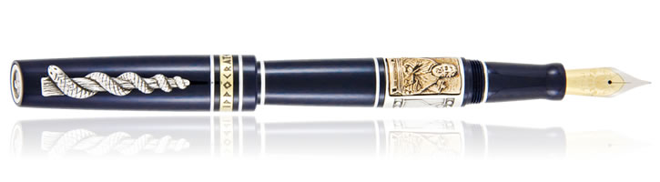 Marlen Ippocrate Fountain Pens in Deep Blue