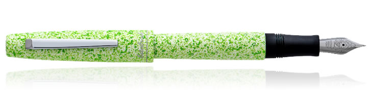 Esterbrook Camden Composition Fountain Pens in Spring Break Fluorescent Green