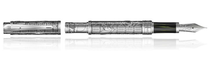 Montegrappa Hemingway The Adventurer Fountain Pens in 18K Gold