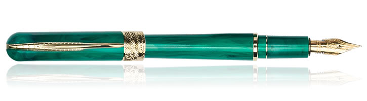 Pineider Avatar UR Deluxe Fountain Pens in Forest