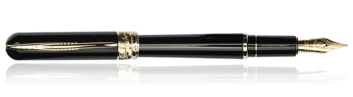 Pineider Avatar UR Deluxe Fountain Pens in Graphene Black
