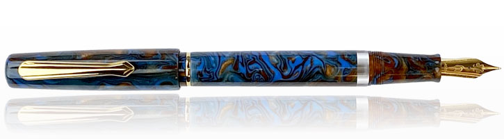 Narwhal Schuylkill Fountain Pens in Porpita Navy