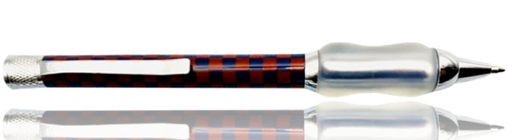 Checkers Crimson Red & Navy