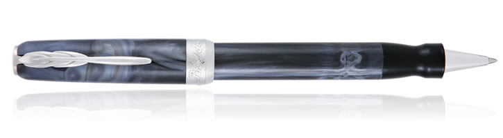 Pineider Full Metal Jacket Rollerball Pens in Coal Grey