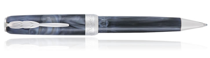 Pineider Full Metal Jacket Ballpoint Pens in Cool Grey