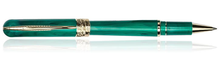 Pineider Avatar UR Deluxe Rollerball Pens in Forest