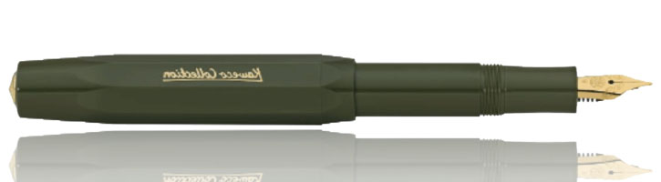 Kaweco Collector's Edition Fountain Pens in Dark Olive