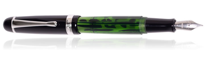 Green Opus 88 Jazz Fountain Pens