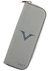 Visconti Double Pen Carrying Cases in Grey