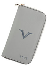 Visconti Three Pen Carrying Cases in Grey
