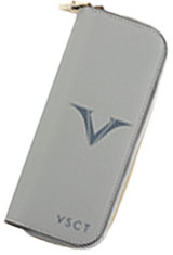 Visconti Four Pen Carrying Cases in Grey