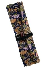 Mon-Crest Harvest Taccia Kimono 4 Pen Roll (Small) Pen Carrying Cases