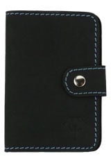 Dee Charles Designs Leather Pen Wipe Pen Care Supplies in Midnight Blue / Refillable