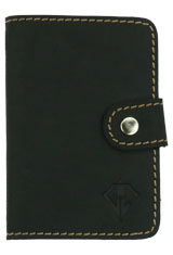Dee Charles Designs Leather Pen Wipe Pen Care Supplies in Midnight Gold / Refillable