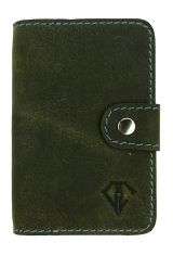 Dee Charles Designs Leather Pen Wipe Pen Care Supplies in Olive Blue / Refillable