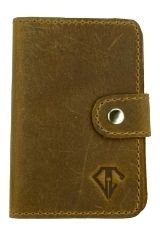 Saddle Brown / Refillable Dee Charles Designs Leather Pen Wipe Pen Care Supplies
