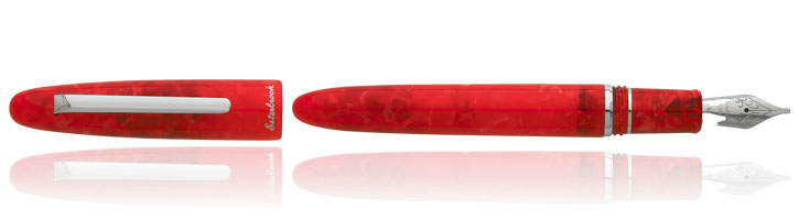 Esterbrook Limited Edition Maraschino Estie Fountain Pens in Maraschino / Silver