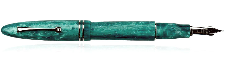 Leonardo Officina Italiana Furore Grande 2020 Fountain Pens in Emerald Green / Rhodium / SS