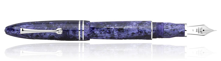 Leonardo Officina Italiana Furore Grande 2020 Fountain Pens in Purple / Rhodium / SS Nib