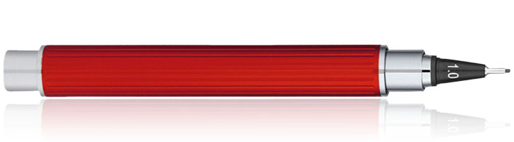 Red Lacquer 0.8 Yookers Eros Fiber Rollerball Pens