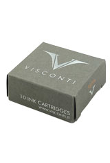 Red Visconti Cartridges (10Pk) Fountain Pen Ink