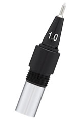 Black / 1.0 mm Yookers Front Section for Eros Fiber Pen Parts