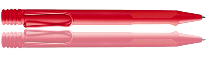 Lamy Special Edition Safari Ballpoint Pens in Strawberry