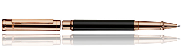 Black / Rose Gold Otto Hutt Design 04 Rollerball Pens