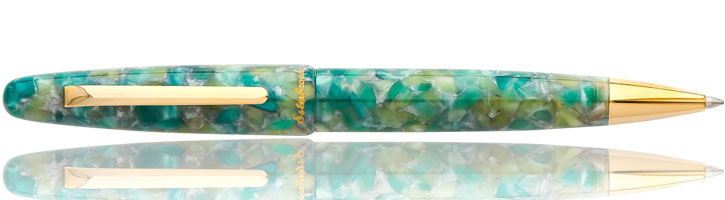 Esterbrook Estie Ballpoint Pens in Sea Glass / Gold