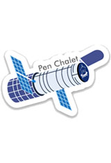 Hubble Pen Chalet Retro Sticker Swag