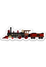 Pen Chalet Retro Sticker Swag in Train